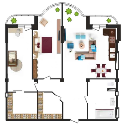 Продажа 3-комнатной квартиры 145,7 м², 5/18 этаж