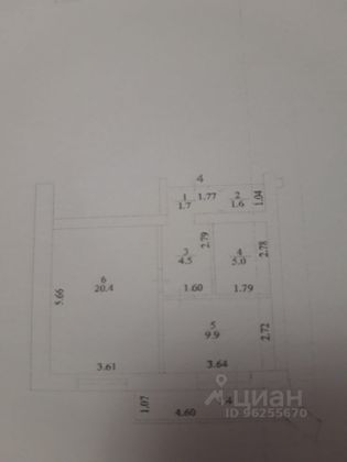 Продажа 1-комнатной квартиры 43 м², 2/10 этаж