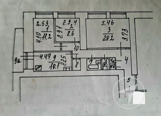 Продажа 3-комнатной квартиры 72,9 м², 5/16 этаж