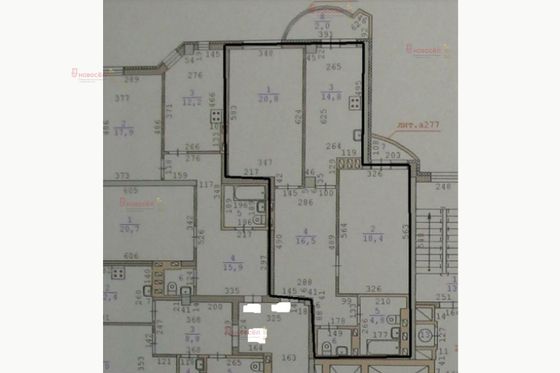 Продажа 2-комнатной квартиры 77,1 м², 15/22 этаж