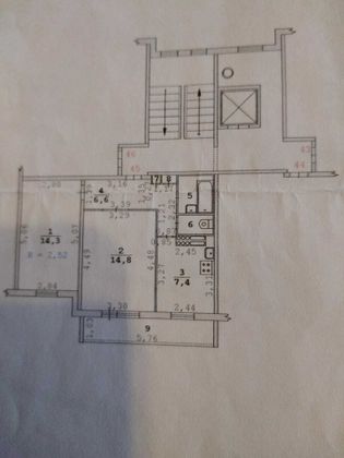 Продажа 2-комнатной квартиры 48 м², 2/10 этаж