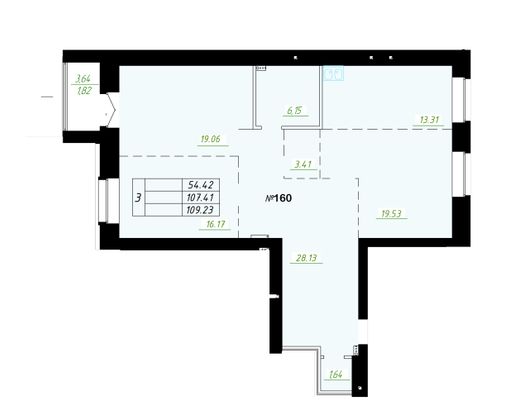Продажа 3-комнатной квартиры 149,4 м², 9/9 этаж