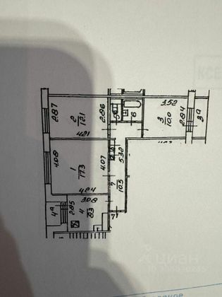 Продажа 3-комнатной квартиры 63 м², 6/14 этаж