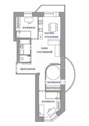 Продажа 4-комнатной квартиры 74 м², 12/12 этаж