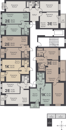 Продажа 1-комнатной квартиры 34,9 м², 4/6 этаж