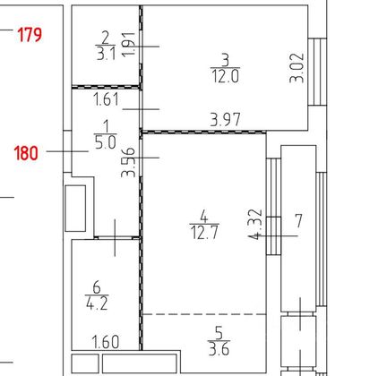 Продажа 1-комнатной квартиры 40,6 м², 13/23 этаж