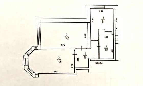 Продажа 2-комнатной квартиры 50,2 м², 4/4 этаж