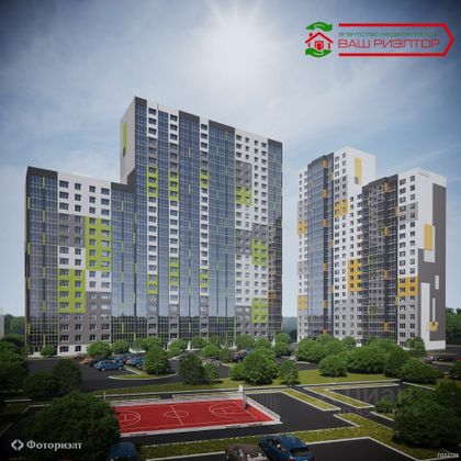 Продажа 1-комнатной квартиры 45 м², 13/21 этаж