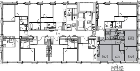 Продажа 3-комнатной квартиры 73,8 м², 18/20 этаж