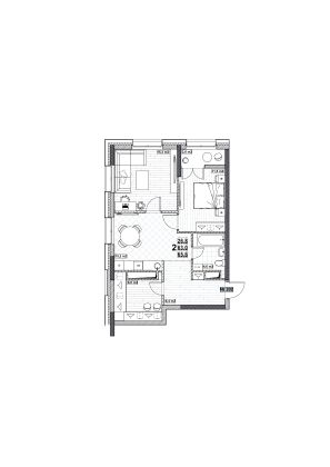 Продажа 2-комнатной квартиры 65,6 м², 8/24 этаж