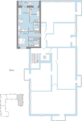 Продажа 3-комнатной квартиры 76 м², 4/8 этаж