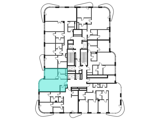 Продажа 1-комнатной квартиры 67,2 м², 7/14 этаж