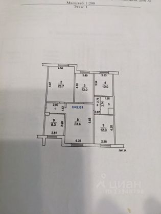 Продажа многокомнатной квартиры 101,6 м², 1/12 этаж