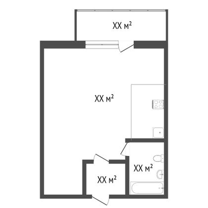 Продажа квартиры-студии 27,7 м², 2/16 этаж