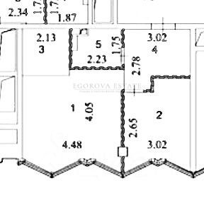 Продажа 2-комнатной квартиры 45,2 м², 3/10 этаж