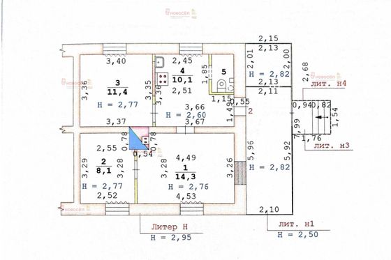 Продажа дома, 47 м², с участком 4 сотки