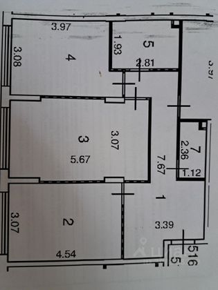 Продажа 3-комнатной квартиры 93 м², 2/8 этаж