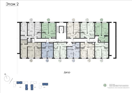 Продажа 2-комнатной квартиры 38 м², 2/6 этаж