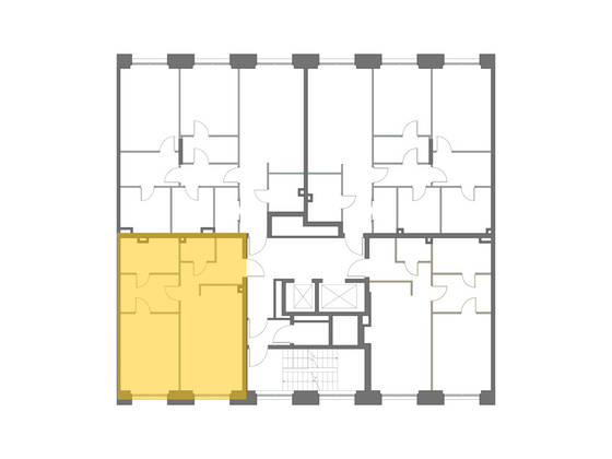 Продажа 2-комнатной квартиры 67,4 м², 4/7 этаж