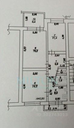 Продажа 3-комнатной квартиры 60 м², 1/5 этаж