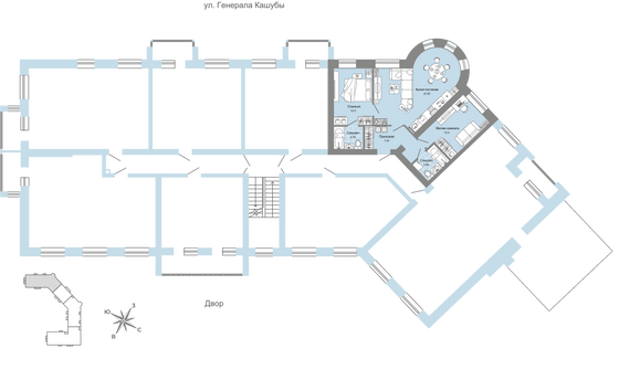 Продажа 3-комнатной квартиры 68 м², 4/4 этаж