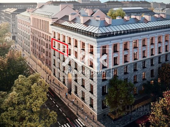 Продажа 2-комнатной квартиры 67,3 м², 4/5 этаж