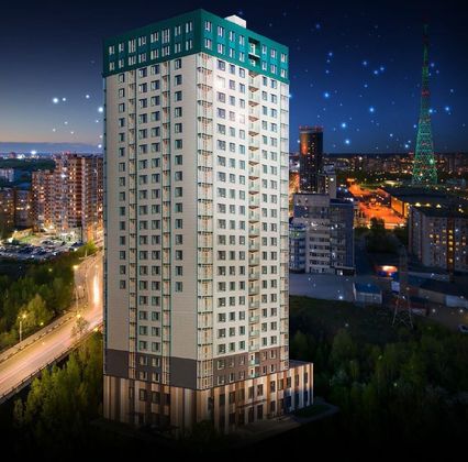 Продажа 2-комнатной квартиры 48,2 м², 20/25 этаж