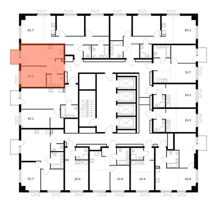 Продажа 2-комнатной квартиры 37,2 м², 21/29 этаж