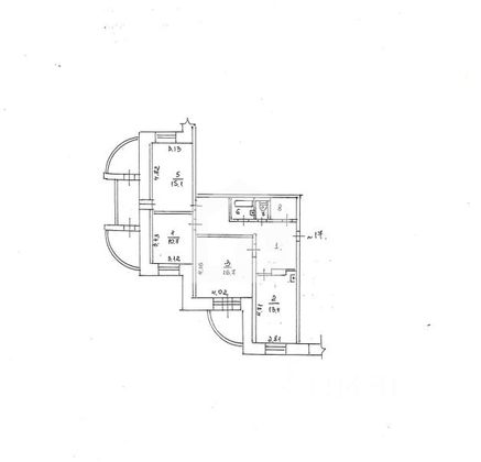 Продажа 3-комнатной квартиры 79,6 м², 5/5 этаж