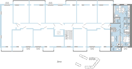 Продажа 3-комнатной квартиры 66 м², 4/8 этаж