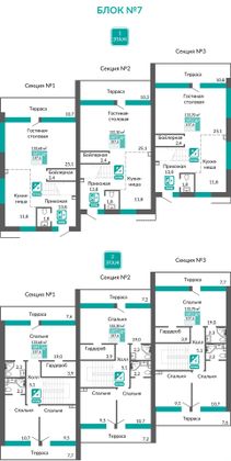 Продажа 3-комнатной квартиры 133,6 м², 1/3 этаж