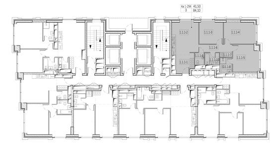 Продажа 3-комнатной квартиры 83,6 м², 45/52 этаж