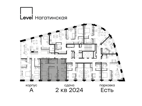 Продажа 3-комнатной квартиры 63,3 м², 25/26 этаж