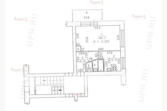 Продажа 1-комнатной квартиры 31 м², 2/5 этаж