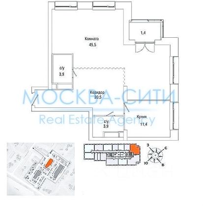 Продажа 3-комнатной квартиры 87 м², 31/36 этаж
