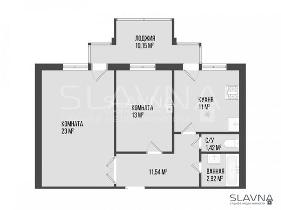 Продажа 2-комнатной квартиры 70,1 м², 7/9 этаж