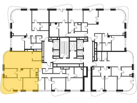 Продажа 2-комнатной квартиры 113,6 м², 9/14 этаж