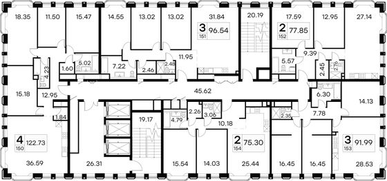 Продажа 2-комнатной квартиры 77,8 м², 15/21 этаж