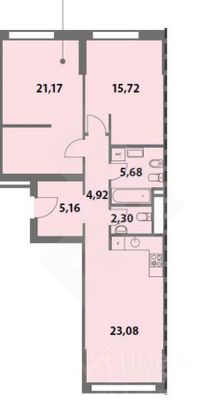 Продажа 2-комнатной квартиры 80 м², 6/29 этаж