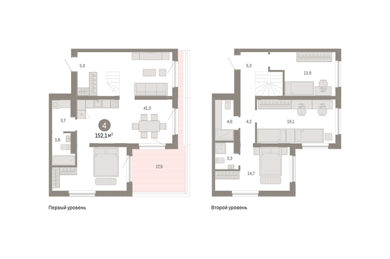 Продажа 4-комнатной квартиры 152,1 м², 15/15 этаж