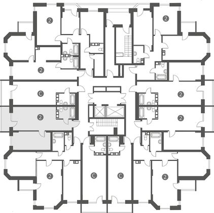 Продажа 2-комнатной квартиры 46,6 м², 6/17 этаж