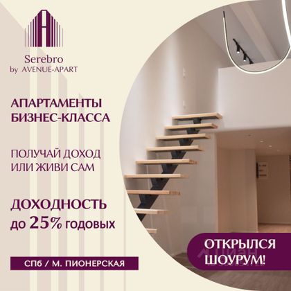 Продажа квартиры-студии 30,7 м², 3/6 этаж