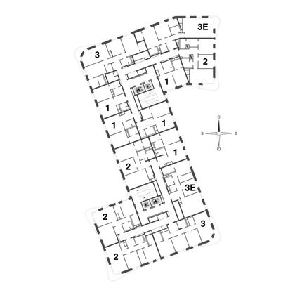 Продажа 3-комнатной квартиры 86,9 м², 4/13 этаж