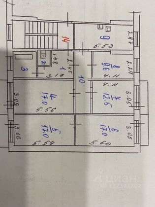 Продажа многокомнатной квартиры 106 м², 2/5 этаж