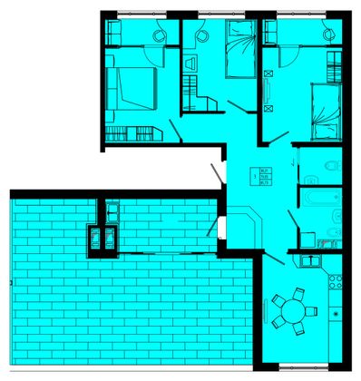 Продажа 3-комнатной квартиры 140 м², 8/8 этаж