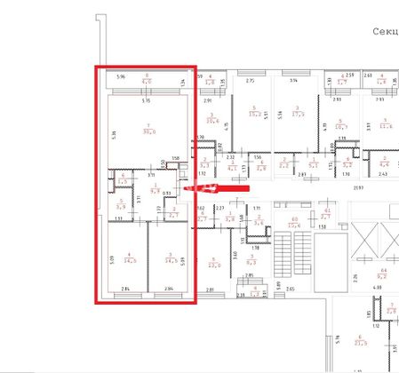 Продажа 3-комнатной квартиры 79,9 м², 10/25 этаж