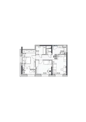 Продажа 2-комнатной квартиры 61,8 м², 17/24 этаж