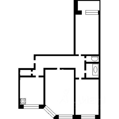 Продажа 3-комнатной квартиры 72,9 м², 13/17 этаж