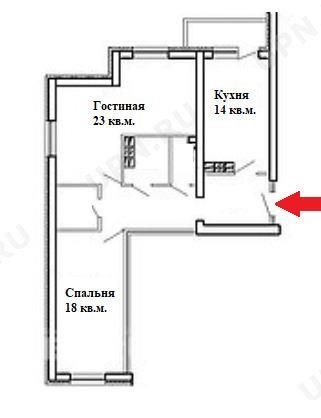 Продажа 2-комнатной квартиры 75 м², 12/19 этаж