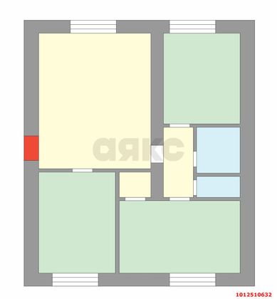 Продажа 3-комнатной квартиры 82 м², 1/2 этаж